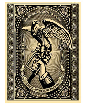 Shepard Fairey "Operation Oil Freedom" (Black)