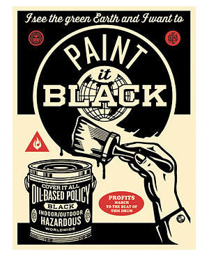 Shepard Fairey "Paint It Black" (Brush)