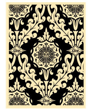 Shepard Fairey "Parlor Pattern" (Inverse Cream/Black)