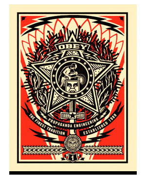 Shepard Fairey 'Pasadena Welder"