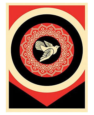 Shepard Fairey "Peace Dove" (Red/Black)