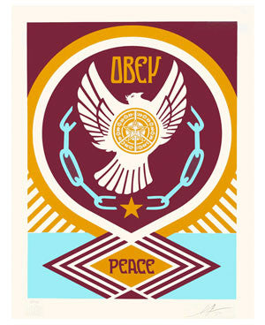 Shepard Fairey Peace Series Peace and Freedom Dove