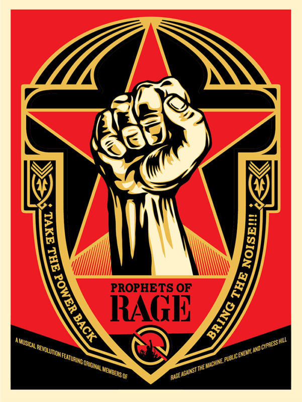 Shepard Fairey "Prophets of Rage"
