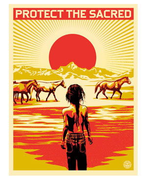 Shepard Fairey "Protect The Sacred"