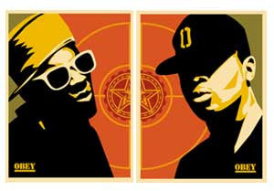 Shepard Fairey Chuck D & Flava Flav Set